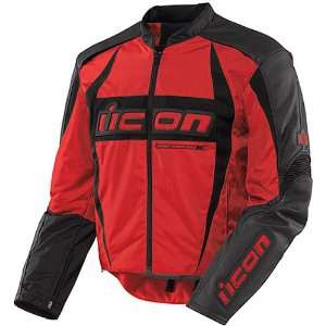  Icon Arc Mens Textile Street Racing Motorcycle Jacket 