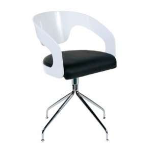  27224A/27220B Bernice Swivel Chair in White