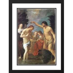  Reni, Guido 28x38 Framed and Double Matted Baptism of 