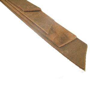 Buffalo veg tan Belt Blank leather strip 3/4 BROWN  