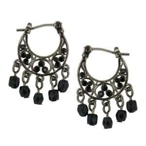  Hematite Dangling Mini Chandelier Earrings Jewelry