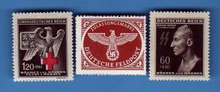 German postal Nazi Germany Third 3rd Reich Heydrich eagle Red Cross 