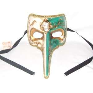  Green Nasone King Venetian Mask