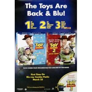  Toy Story 1&2 DVD Movie Poster 26 X 40 (Approx 