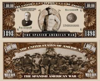 THE SPANISH AMERICAN WAR DOLLAR BILL (4000/$399)  