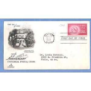  Postage US FDC1949 Postal Union Seattle Wash Everything 