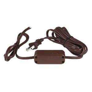 Lamp Dimmer Cord   Brown   9.6 ft.   18 AWG   200 Watt. Max   PLT 