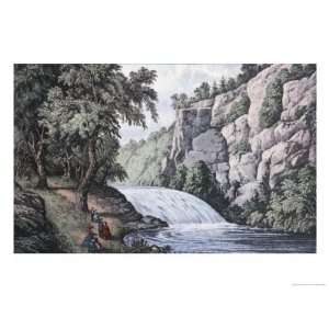 Tallulah Falls, Georgia Giclee Poster Print by Currier & Ives, 24x18