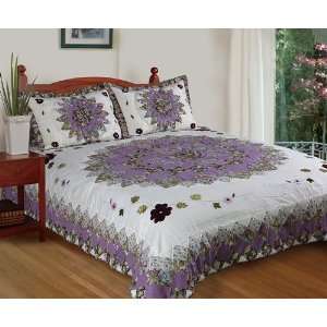  Pansys Field Quilt Set (Twin Size)