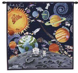 Solar System Planets KIDS ROOM Tapestry Wall Hanging  