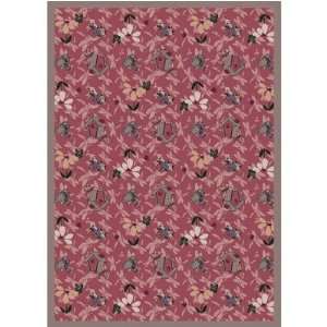  Joy Carpets 438 Rose Rose Flower Gardens Rug Size 54 x 