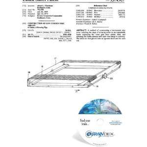   Patent CD for CONSTRUCTION OF LOW TENSION WIRE ARRAYS 