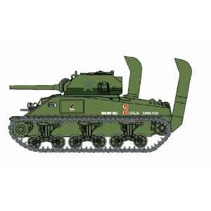  Dragon 1/72 M4 75mm Tank w/Deep Wading Kit Normandy Toys 