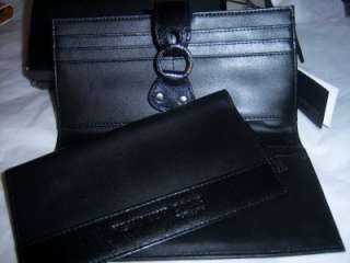 Kenneth Cole NY Black Leather Clutch Wallet  