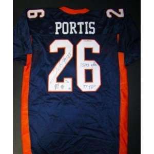  Clinton Portis Signed Uniform   Inscribed Broncos LTD 8 26 