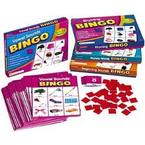  Vowel Sounds Bingo Toys & Games