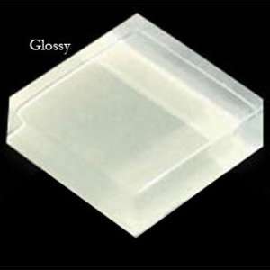 Mirage Tile Glass Mosaic Plain Color 1 x 1 Optic White Glossy Ceramic 