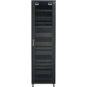  New   Sanus CFR144 Tall AV Rack Cabinet   CFR144 B1 