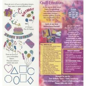  Quilt Emotions Birthday Sew Artfully Yours by Cindy 