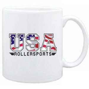 New  Usa Rollersports / Flag Clip   Army  Mug Sports  