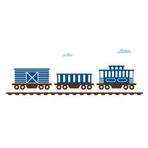  Classic Train Caboose Wall Decal