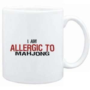    Mug White  ALLERGIC TO Mahjong  Sports