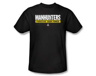 Manhunters Fugitive Task Force Logo A&E TV Show T Shirt Tee  