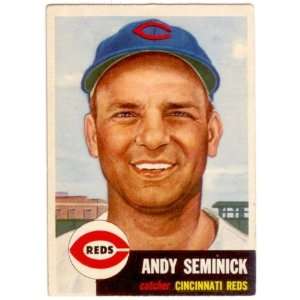  1953 Topps Baseball #153 Andy Seminick Trading Card