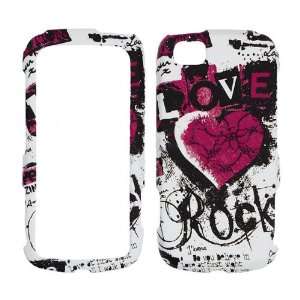  Premium   LG Sentio GS505   Love Rocks Rubberized Design 