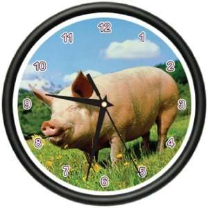 PIG Wall Clock pigs piglet farmer kitchen decor gift