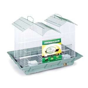 Clean Life Triple Roof Cage in Green and White Pet 