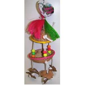  Prevue Tropical Teasers Tiki Hut Bird Toy