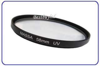 58mm UV Ultra Violet Filter Lens Nikon Canon EOS 18 55  