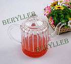Jenaer Glas Glass Tea Pot With Infuser & Warmer