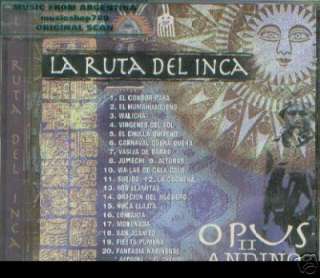 OPUS II ANDINO, LA RUTA DEL INCA. FACTORY SEALED CD. IN SPANISH. MADE 