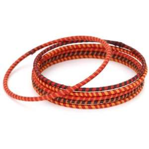 Kenneth Cole New York Urban Fire Multi Colored Thread Wrapped Bangle 