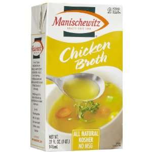 Manischewitz Broth Natural Chicken Aseptic 32 oz. (Pack of 12)