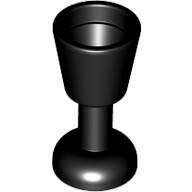 LeGo 2x Black Goblet Minifig Utensil Cup NEW  