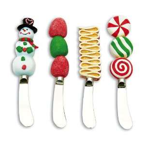    Spreader Set of 4, North Pole Candy Factory