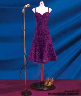 Franklin Mint  Marilyn Monroe Purple USO Dress Ensemble  
