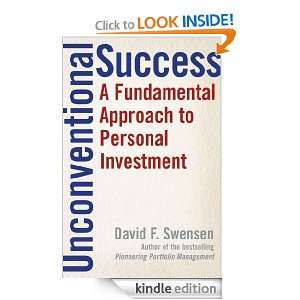Unconventional Success David F. Swensen  Kindle Store
