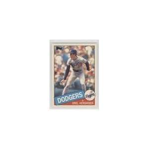    1985 Topps Tiffany #493   Orel Hershiser/5000 Sports Collectibles
