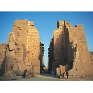 Statues of Karnak, Temple of Luxor, Egypt Photographic 