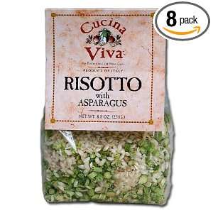 Cucina Viva Risotto, Asparagus, 8.8 Ounce Packages (Pack of 8)  