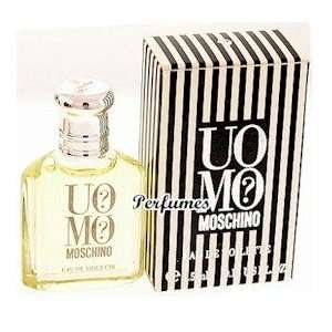  UOMO? FOR MEN BY MOSCHINO. EAU DE TOILETTE. 5ml e .17 fl 