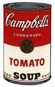 Warhol Sunday B. Morning Soup Can Tomato Screenprint  