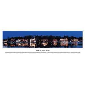  Boat House Row   Series 2 by James Blakeway   13 1/2 x 40 