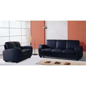   Color # 0185) Edison Global Leather Sofa Living Room