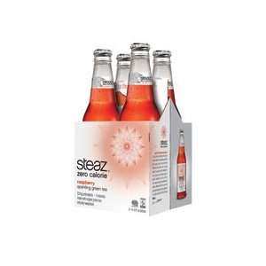 Steaz, Diet Raspberry Soda, Made With Organic Ingredients, 6/4/12 Oz