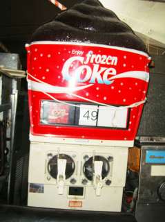 Coke Slurpee Machine   As Is, Where is (Needs Work)  